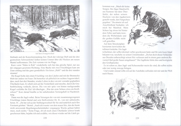 Jäger sind auch nur Menschen,  251 Seiten, 123 sw-Fotos, 32 sw-Zeichnungen und 24 sw-Gemälde-Abbildungen von Erik Mailick